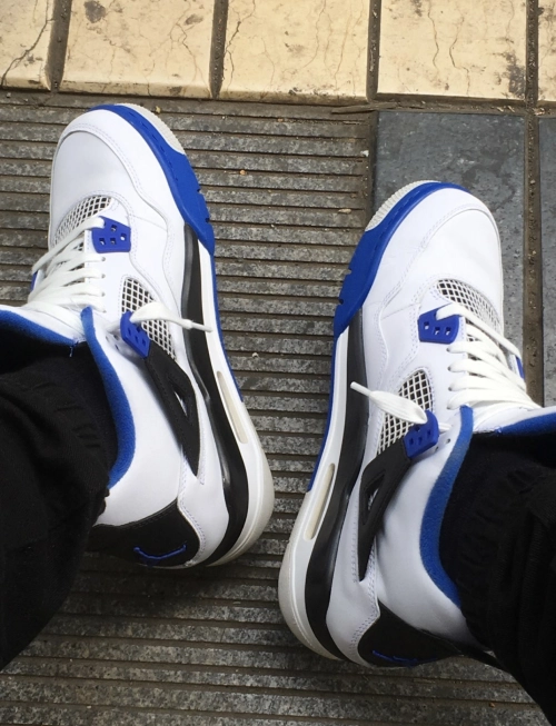 PK God Batch Air Jordan 4 Retro Motorsports 308497-117 review 