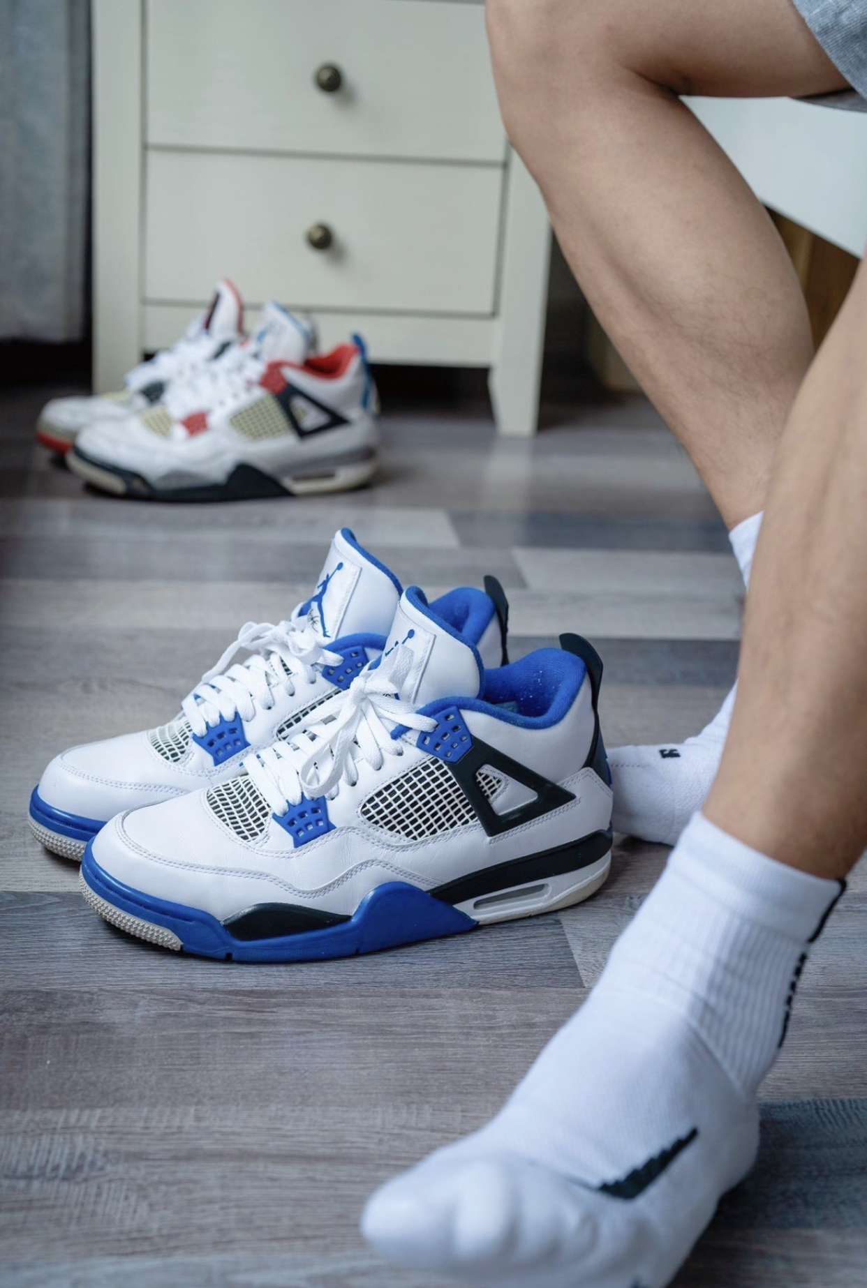 PK God Batch Air Jordan 4 Retro Motorsports 308497-117 review L*** 00