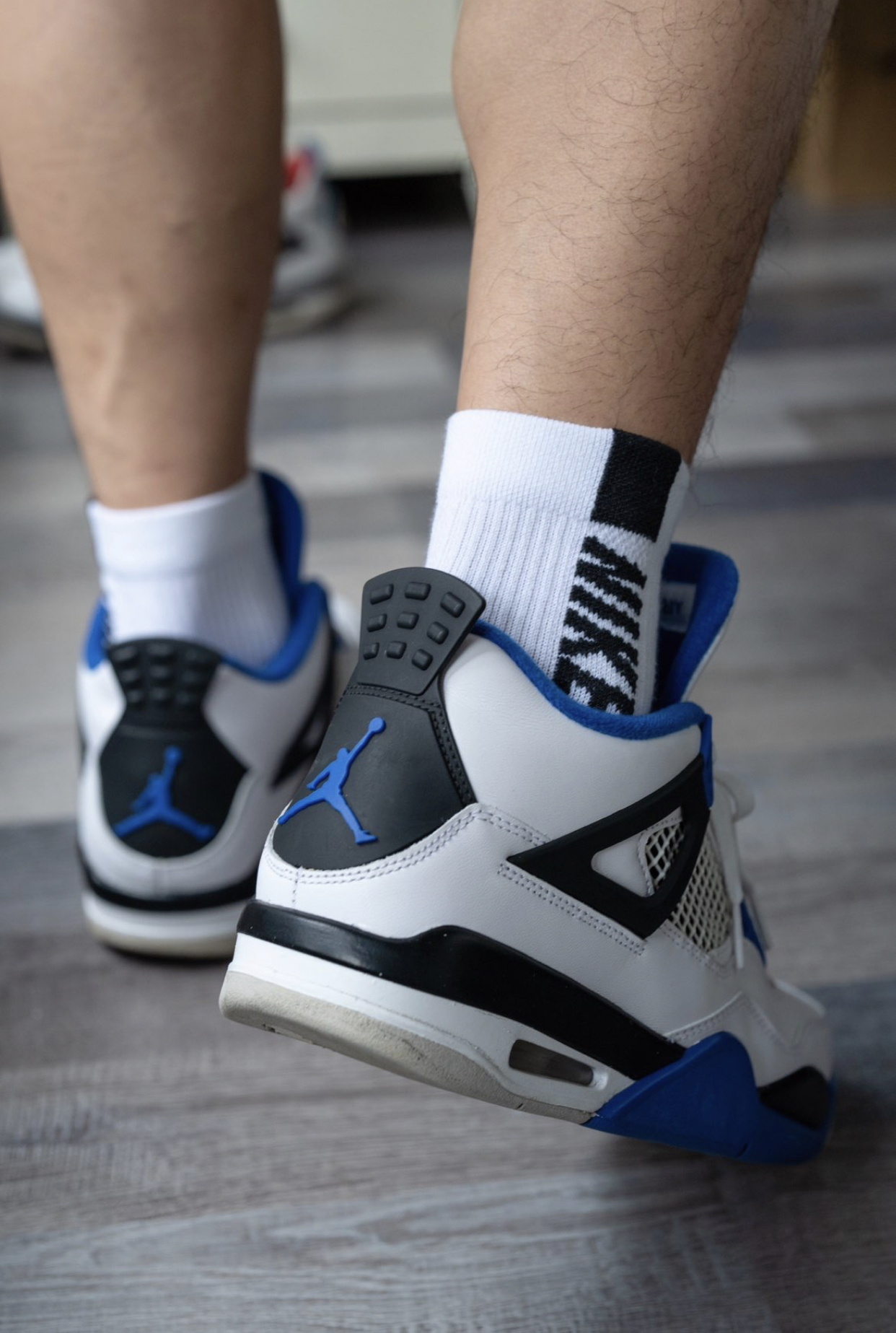 PK God Batch Air Jordan 4 Retro Motorsports 308497-117 review L*** 02