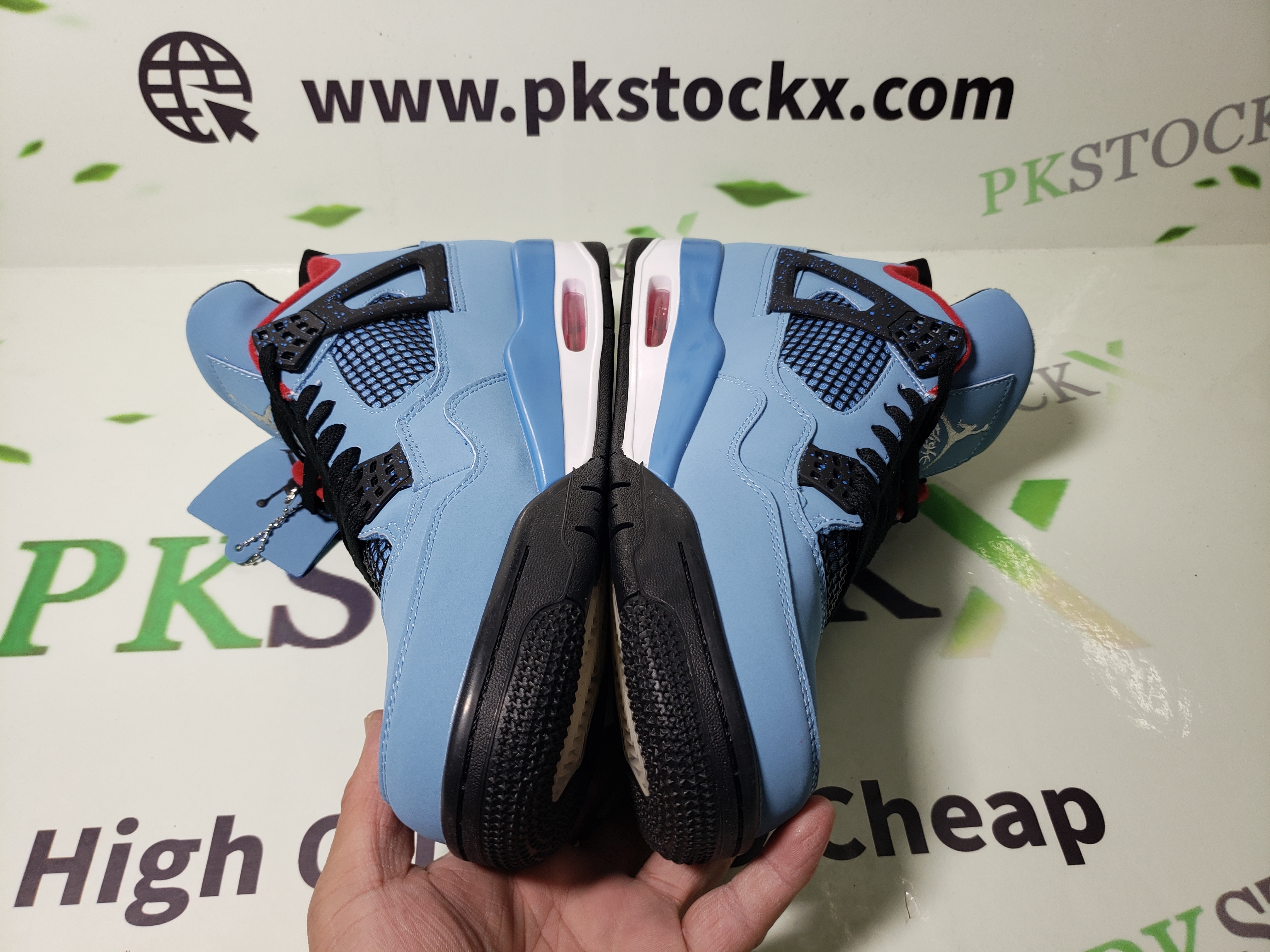 PK God Batch Air Jordan 4 Retro Travis Scott Cactus Jack 308497-406 review K*** 02
