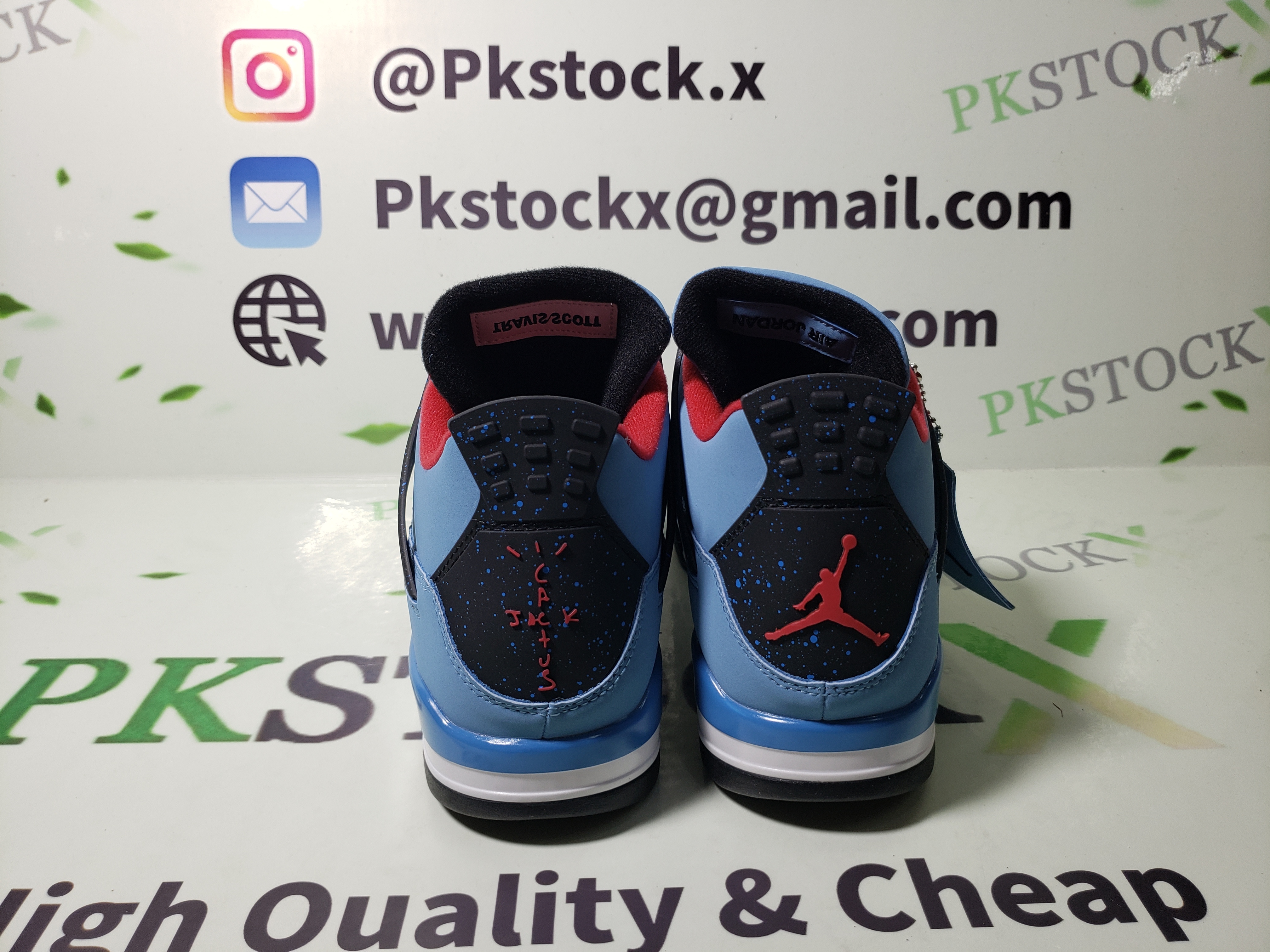 PK God Batch Air Jordan 4 Retro Travis Scott Cactus Jack 308497-406 review K*** 03