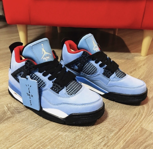 PK God Batch Air Jordan 4 Retro Travis Scott Cactus Jack 308497-406 review 