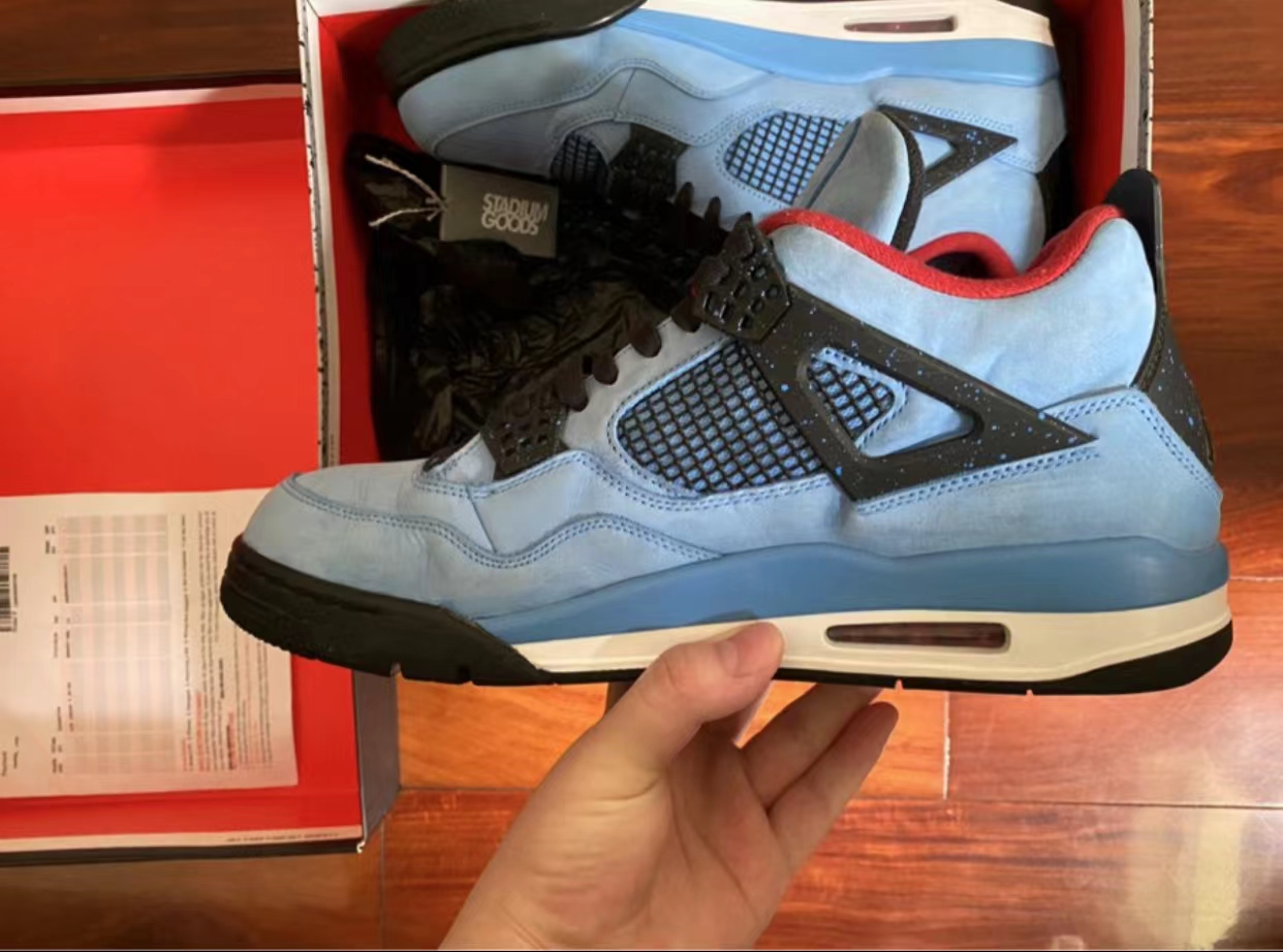 PK God Batch Air Jordan 4 Retro Travis Scott Cactus Jack 308497-406 review B*** 03