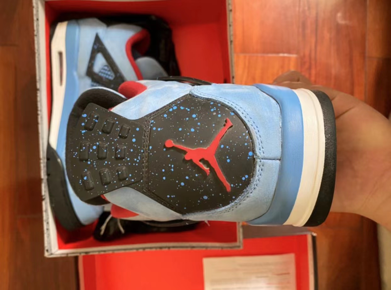 PK God Batch Air Jordan 4 Retro Travis Scott Cactus Jack 308497-406 review B*** 04