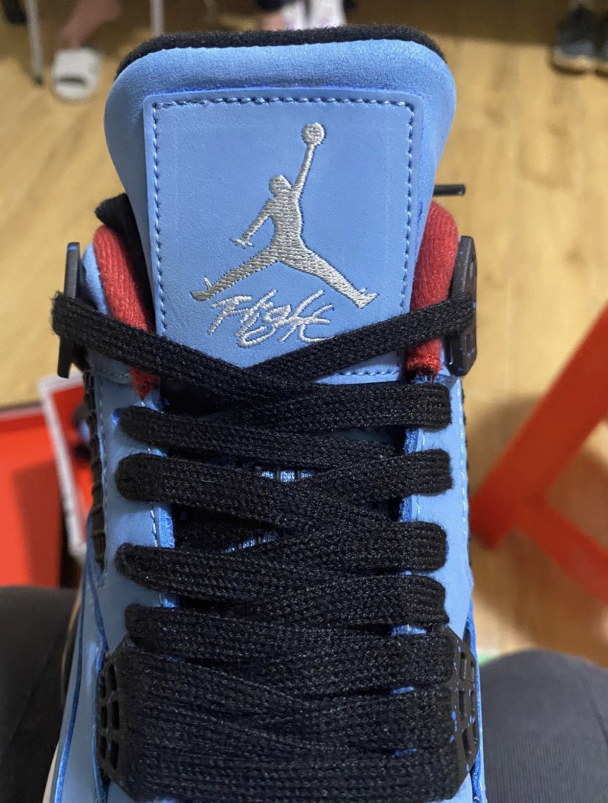 PK God Batch Air Jordan 4 Retro Travis Scott Cactus Jack 308497-406 review L*** 02