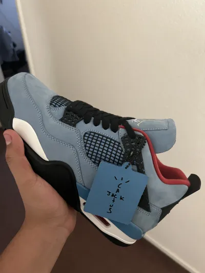 PK God Batch Air Jordan 4 Retro Travis Scott Cactus Jack 308497-406 review Chris 01