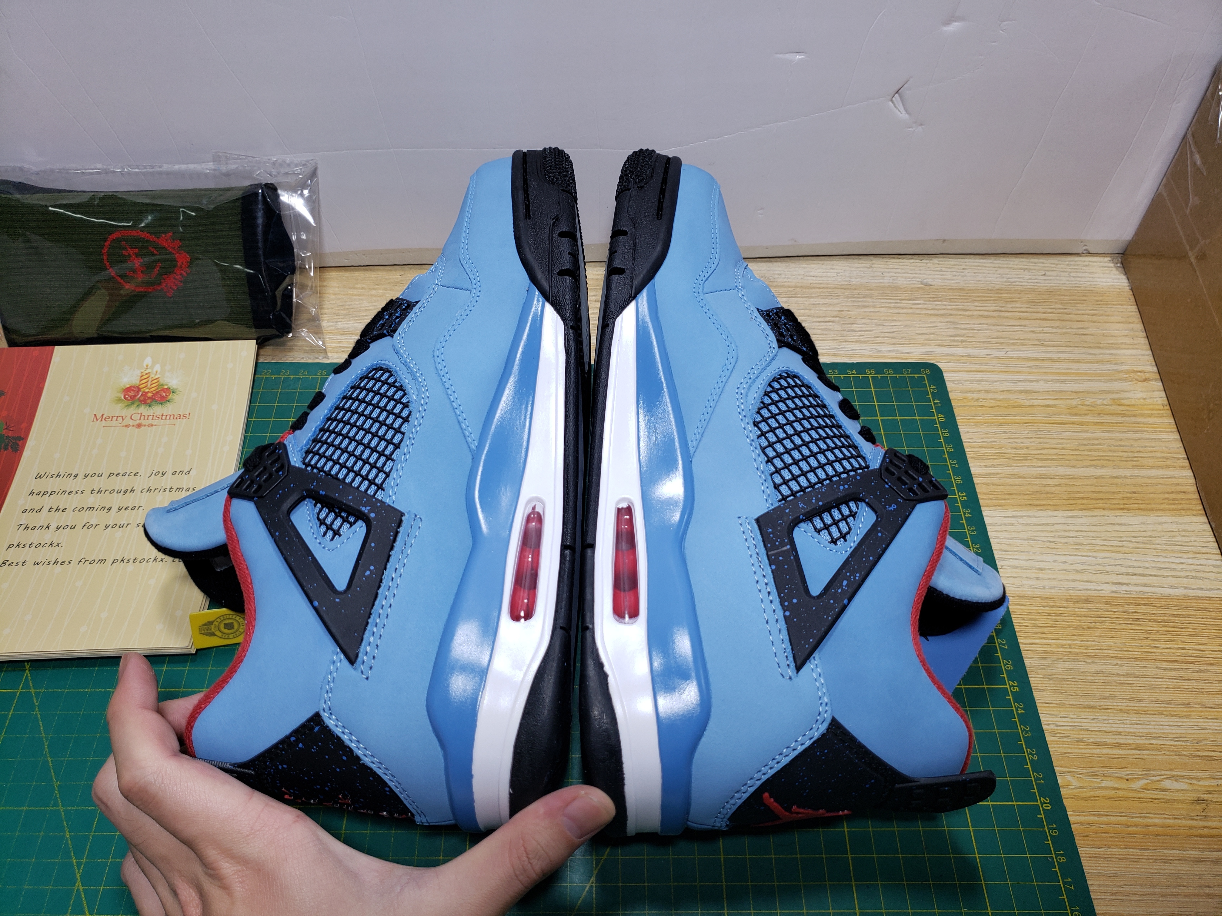PK God Batch Air Jordan 4 Retro Travis Scott Cactus Jack 308497-406 review Beckett / Bjax 02