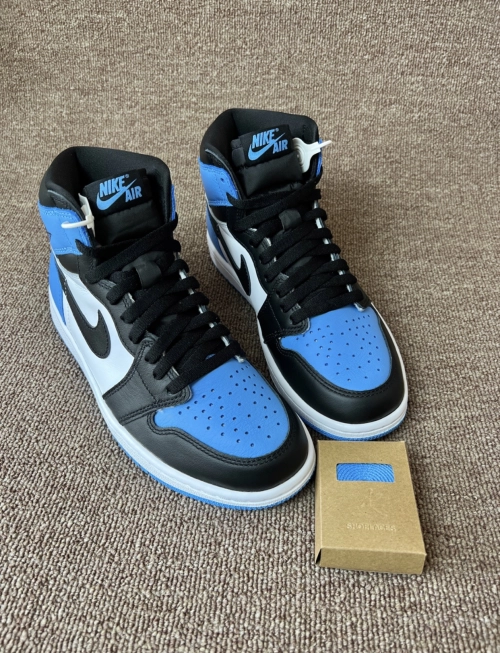PK God Batch Air Jordan 1 High Unc Toe DZ5485-400 review 