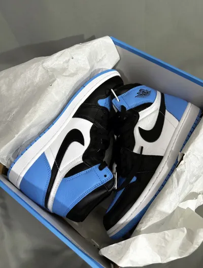 PK God Batch Air Jordan 1 High Unc Toe DZ5485-400 review K*** 00