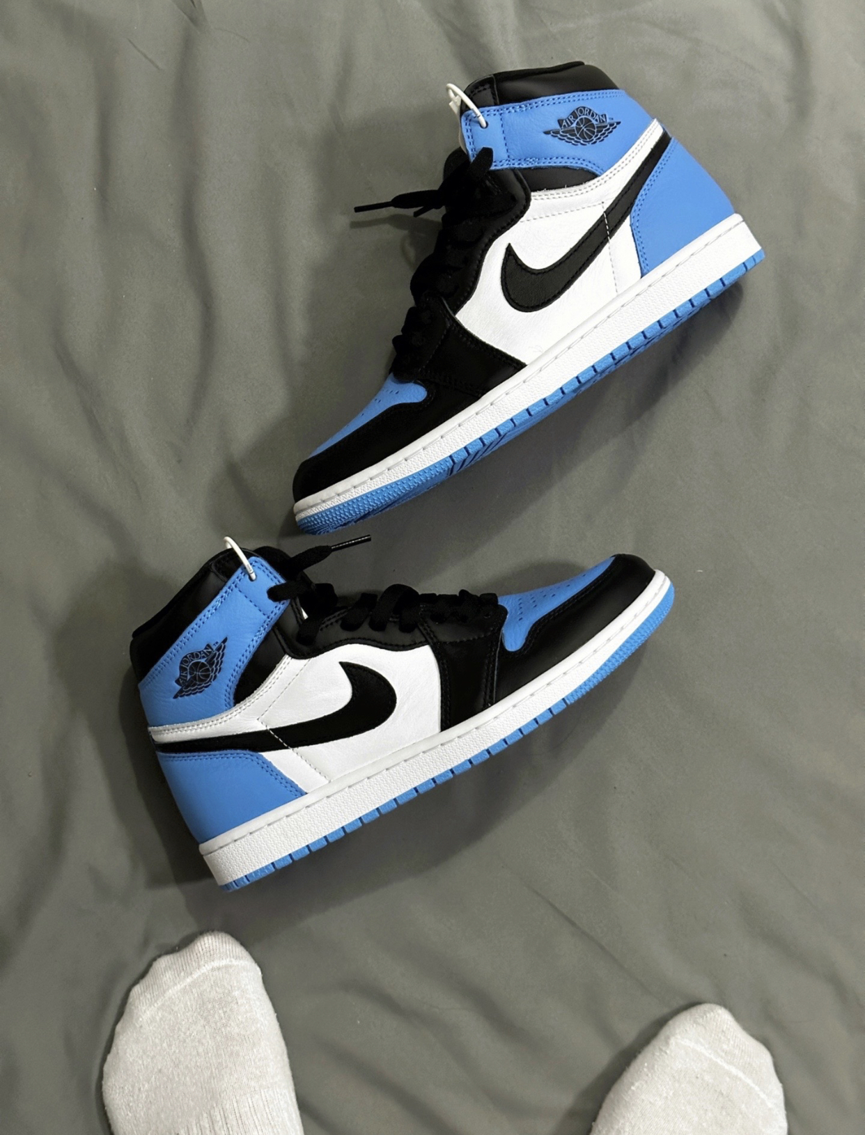 PK God Batch Air Jordan 1 High Unc Toe DZ5485-400 review K*** 05