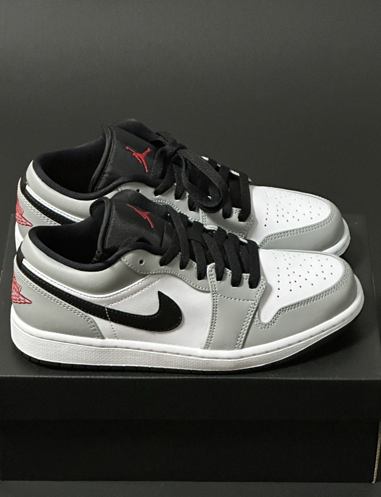 Special offer Batch Air Jordan 1 Low Light Smoke Grey 553558-030 review G*** 01