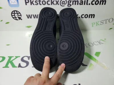 PK GOD BATCH LOUIS VUITTON x Nike Air Force 1 All Black 1A9VD7 review E*** 03