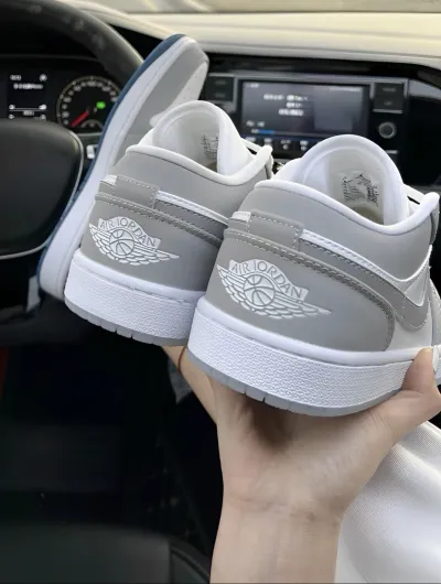 PKstockx Air Jordan 1 Low Wolf Grey DC0774-105 review A*** 02