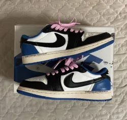 PK God Batch Travis Scott x Fragment Design x Air Jordan 1 Low DM7866-140 review H*** 02