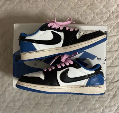 PK God Batch Travis Scott x Fragment Design x Air Jordan 1 Low DM7866-140 review H*** 01