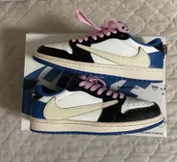 PK God Batch Travis Scott x Fragment Design x Air Jordan 1 Low DM7866-140 review 2