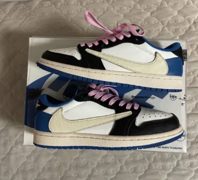 PK God Batch Travis Scott x Fragment Design x Air Jordan 1 Low DM7866-140 review H*** 02