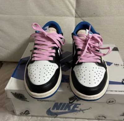 PK God Batch Travis Scott x Fragment Design x Air Jordan 1 Low DM7866-140 review H*** 03