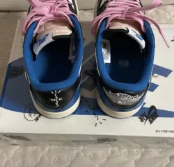 PK God Batch Travis Scott x Fragment Design x Air Jordan 1 Low DM7866-140 review H*** 05