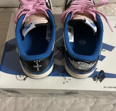 PK God Batch Travis Scott x Fragment Design x Air Jordan 1 Low DM7866-140 review H*** 04