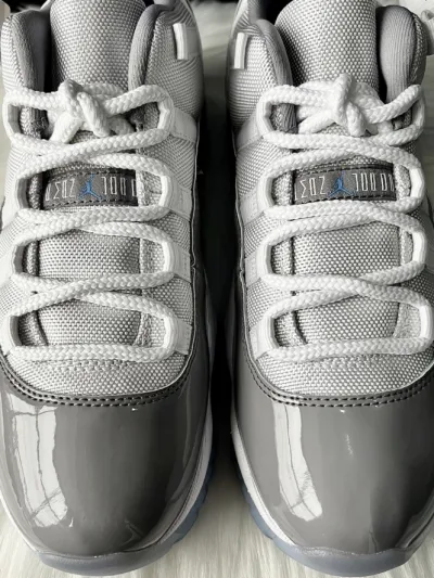 PK God Air Jordan 11 Retro Low Cement Grey  AV2187-140 review P*** 01