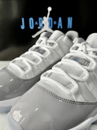 PK God Air Jordan 11 Retro Low Cement Grey  AV2187-140 review P*** 03