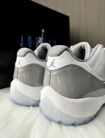 PK God Air Jordan 11 Retro Low Cement Grey  AV2187-140 review P*** 04