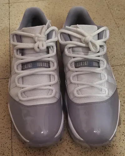 PK God Air Jordan 11 Retro Low Cement Grey  AV2187-140 review SG 00