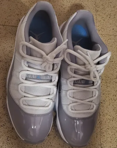 PK God Air Jordan 11 Retro Low Cement Grey  AV2187-140 review SG 01