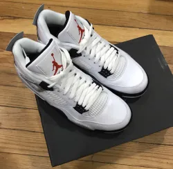Special offer Batch Air Jordan 4 Retro White Cement 840606-192 review F*** 01