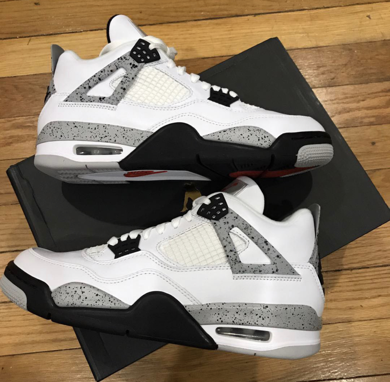 Special offer Batch Air Jordan 4 Retro White Cement 840606-192 review F*** 01