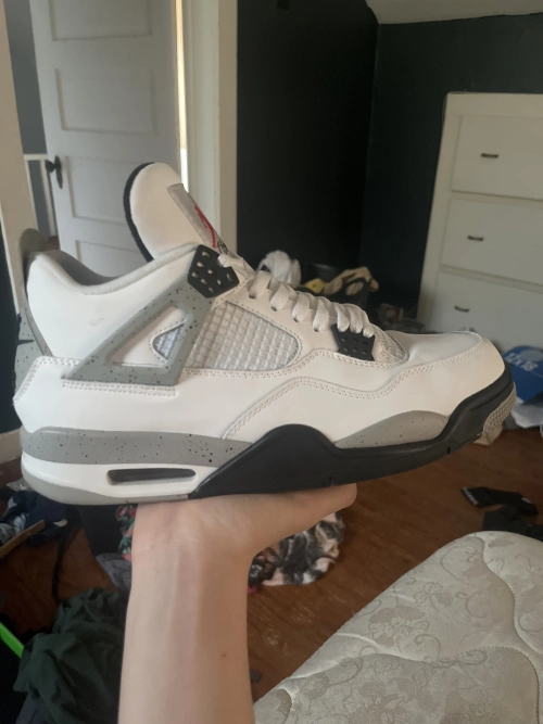 Special offer Batch Air Jordan 4 Retro White Cement 840606-192 review 