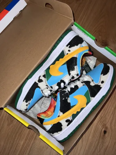PK God Batch Nike SB Dunk Low Ben & Jerry's Chunky Dunky CU3244-100 review Bigboyky