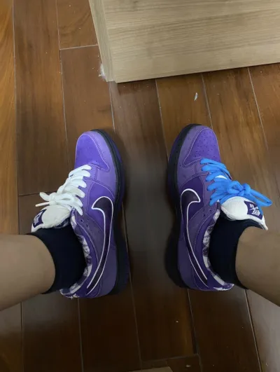 LJR Batch Nike SB Dunk Low Pro OG QS Purple Lobster BV1310 555  review Z***