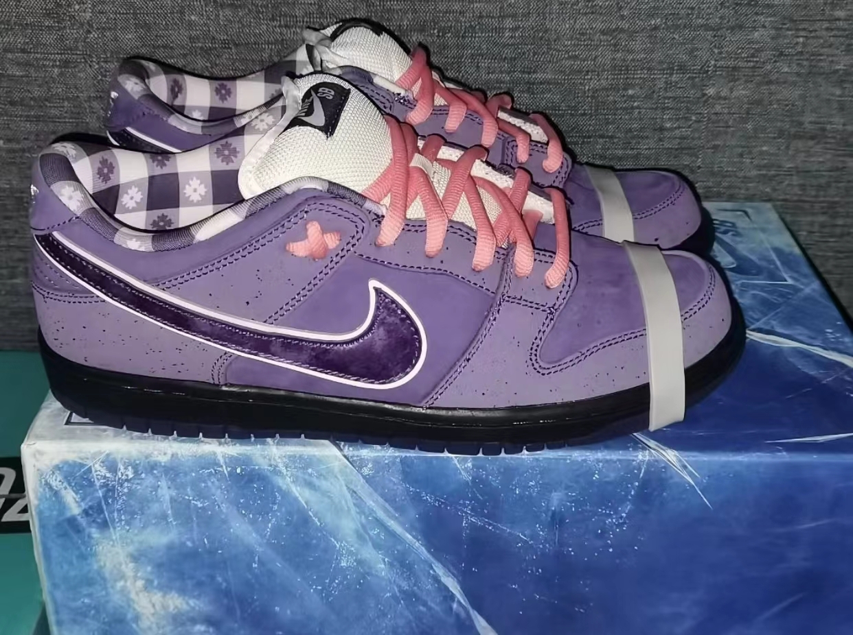 LJR Batch Nike SB Dunk Low Pro OG QS Purple Lobster BV1310 555  review H***