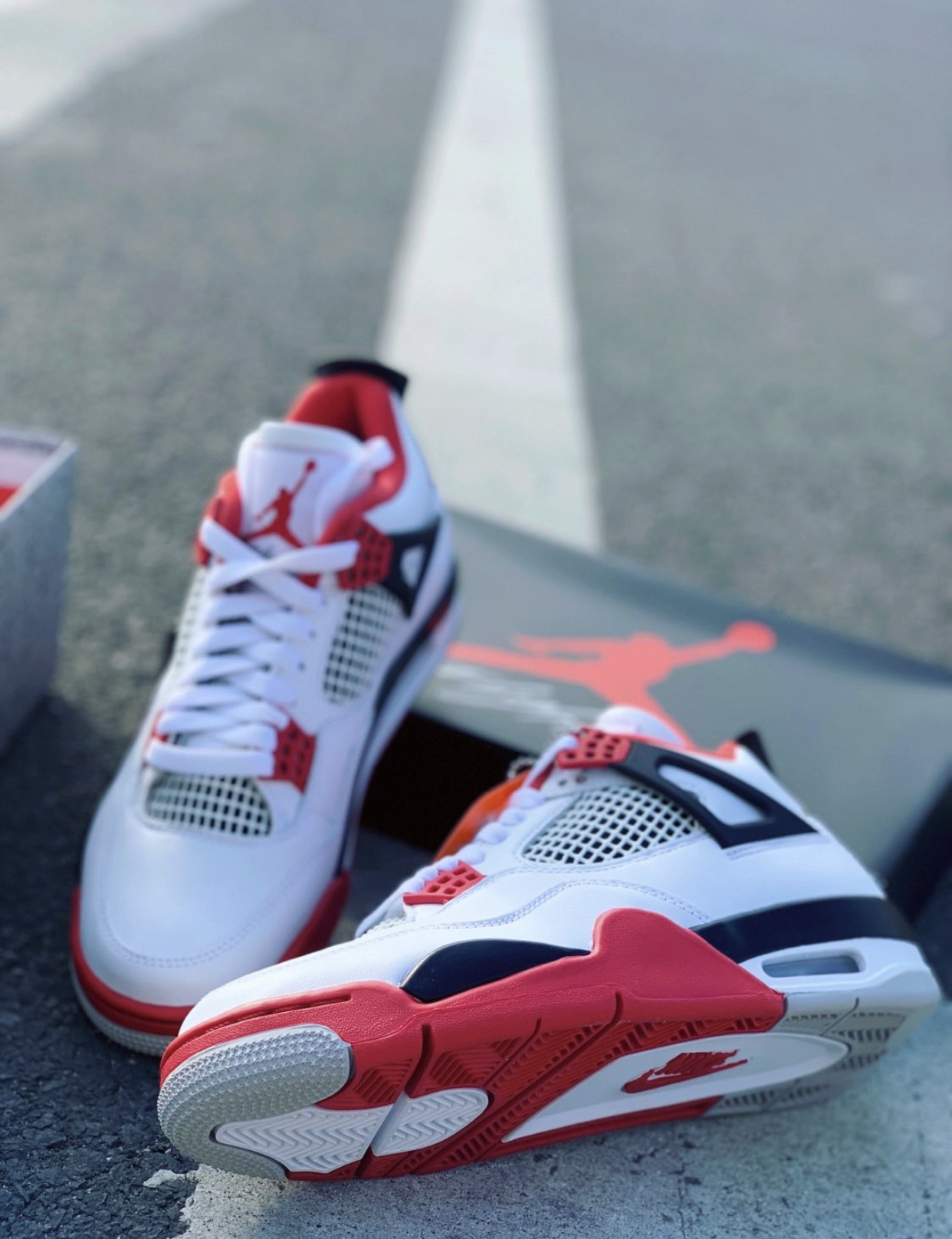 PK God Batch Air Jordan 4 Retro Fire Red DC7770-160 review L*** 01