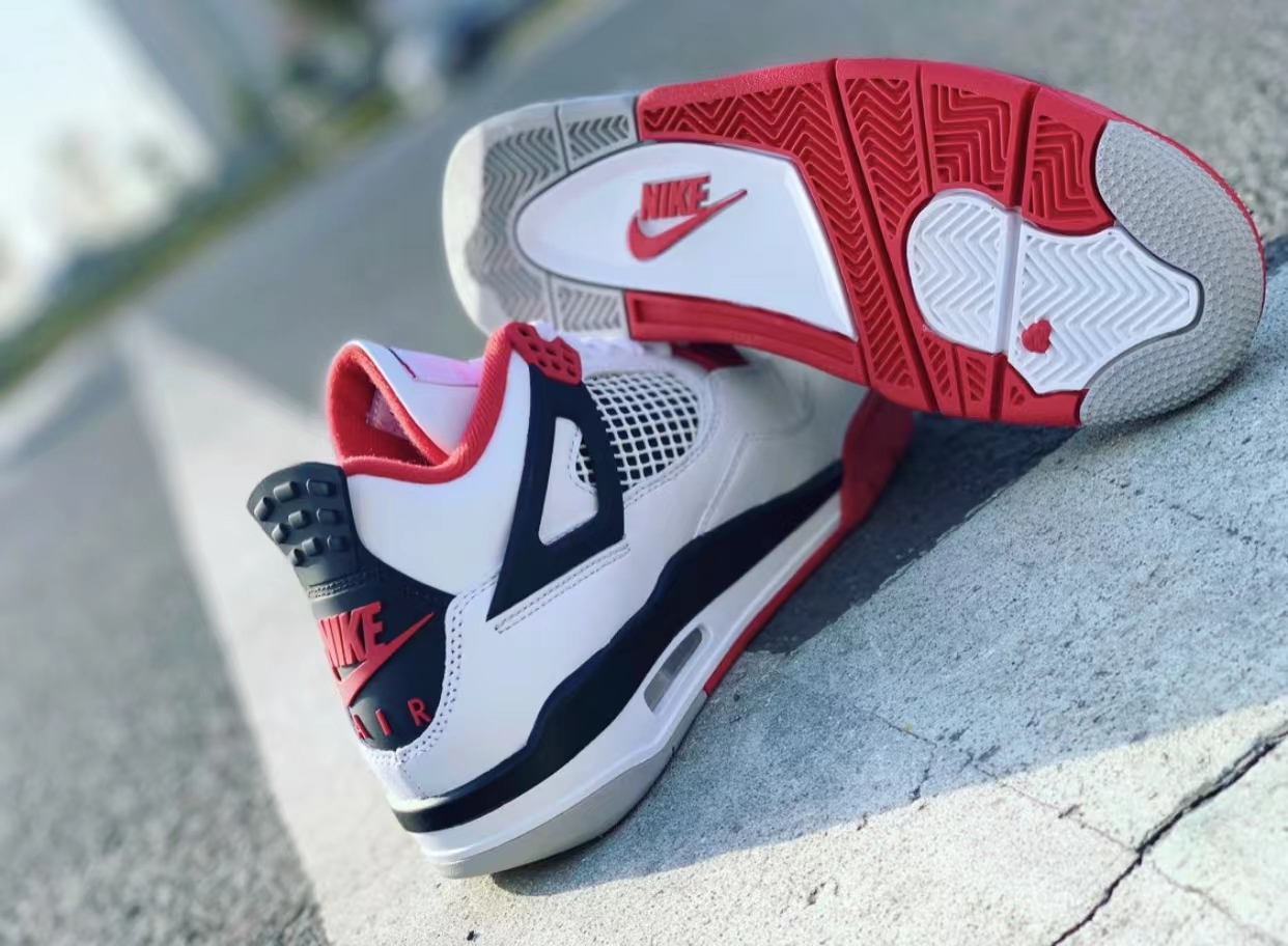 PK God Batch Air Jordan 4 Retro Fire Red DC7770-160 review L*** 04