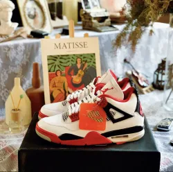 PK God Batch Air Jordan 4 Retro Fire Red DC7770-160 review R*** 02