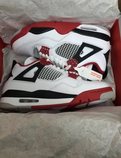 PK God Batch Air Jordan 4 Retro Fire Red DC7770-160 review H*** 01