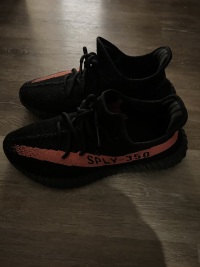 PK God Batch adidas Yeezy Boost 350 V2 Core Black Red BY9612 review 2