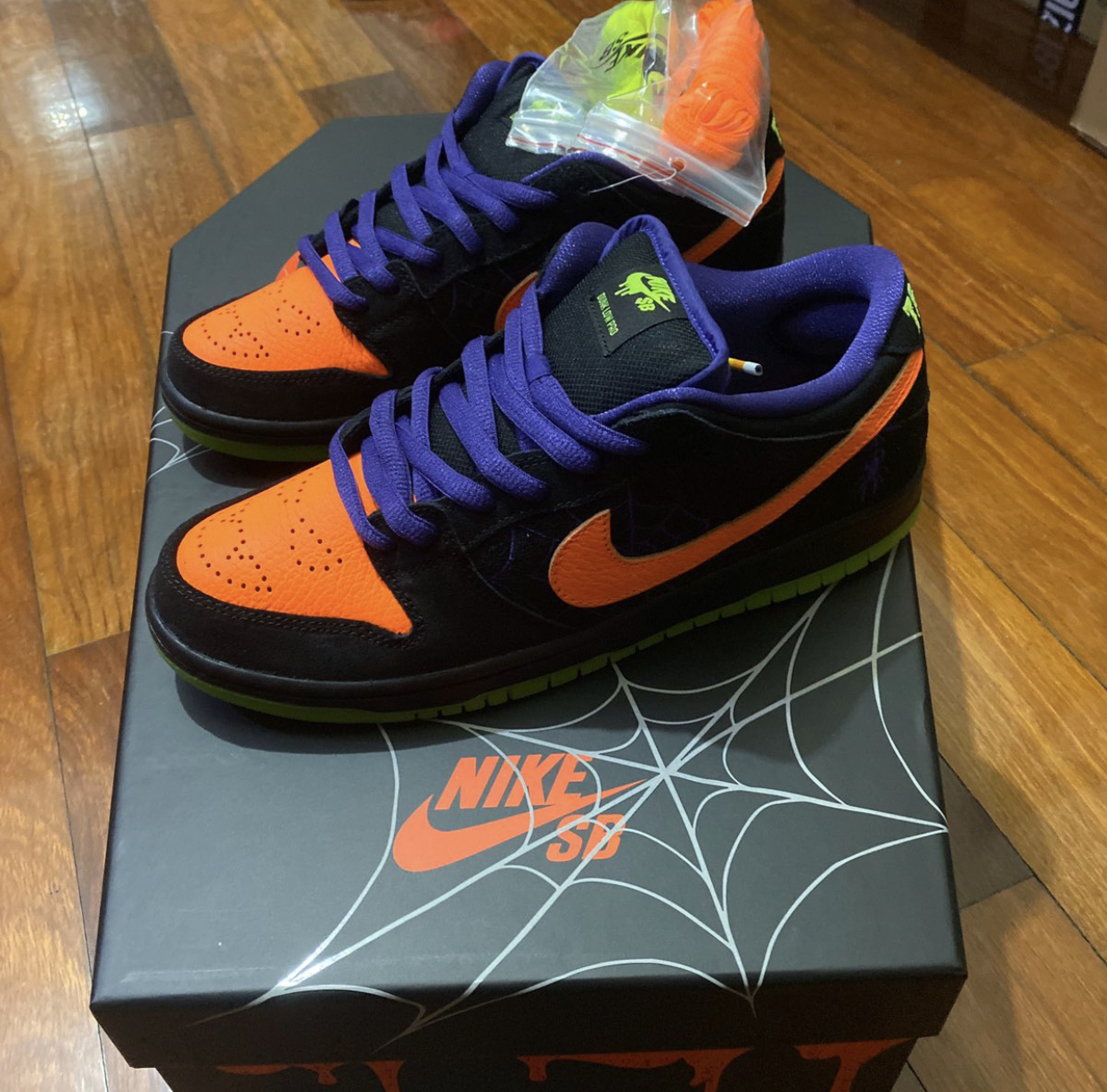 LJR Batch Nike SB Dunk Low Night of Mischief Halloween BQ6817-006 review 3