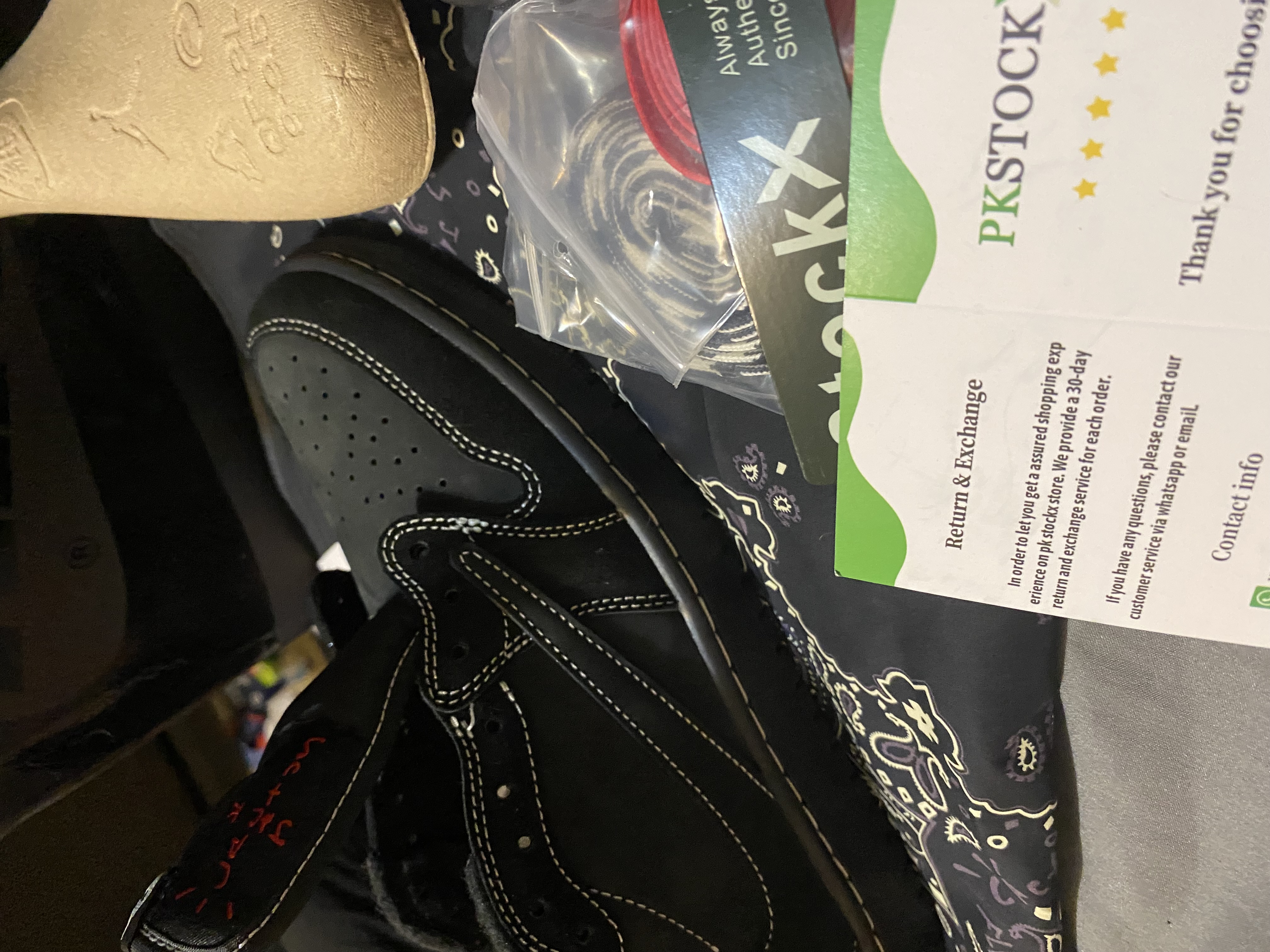 PK God Batch Air Jordan 1 Retro Low OG SP Travis Scott Black Phantom DM7866-001 review Rob 03