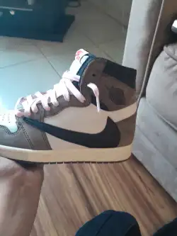 PK God Batch Air Jordan 1 Retro High Travis Scott CD4487-100 review ted s 03