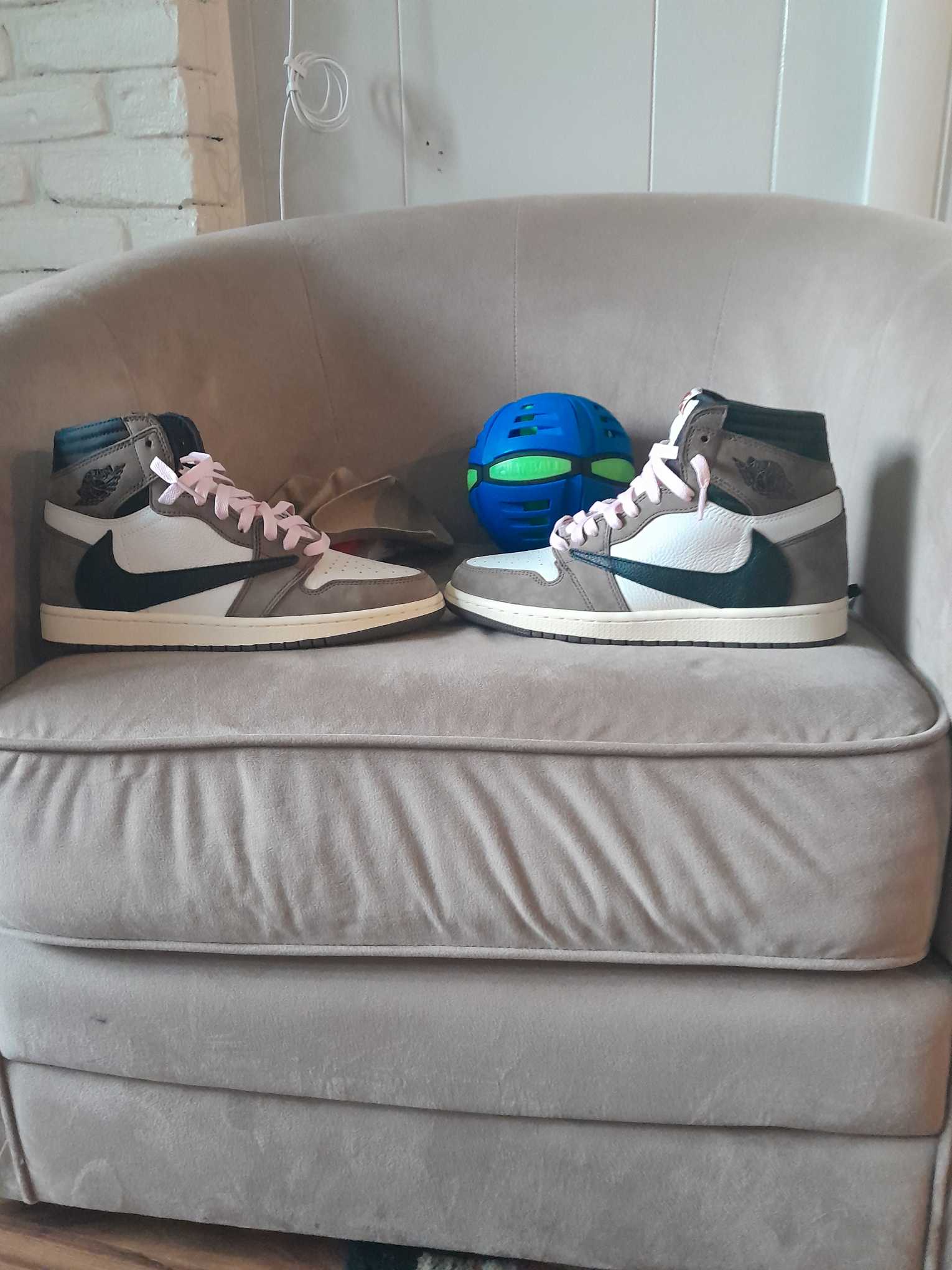 PK God Batch Air Jordan 1 Retro High Travis Scott CD4487-100 review ted s 05