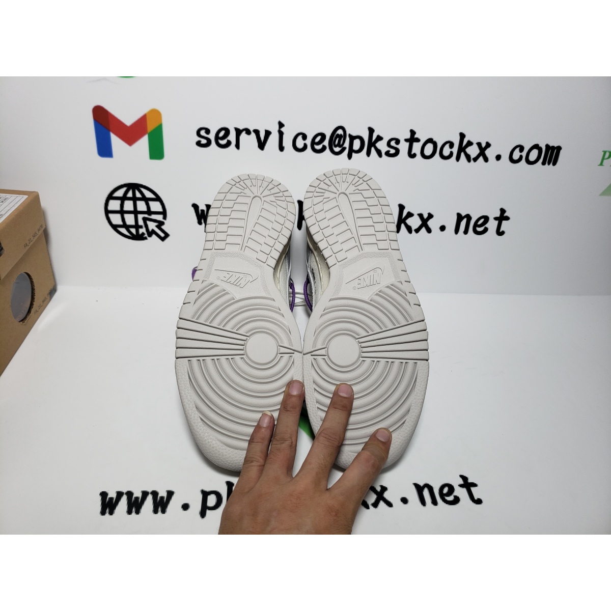 PK God Batch OFF WHITE x Nike Dunk SB Low The 50 NO.47  DM1602-125 review zander 03