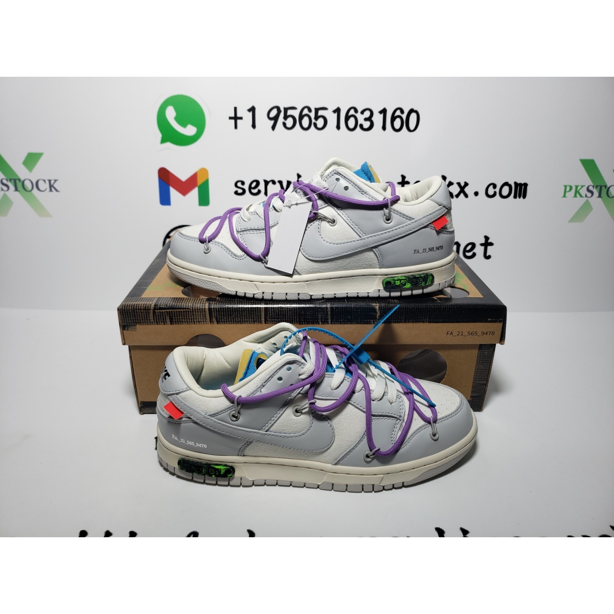 PK God Batch OFF WHITE x Nike Dunk SB Low The 50 NO.47  DM1602-125 review zander 01