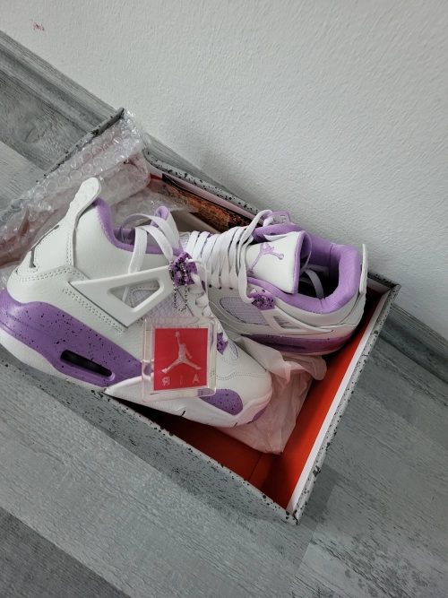 PK God Batch Air Jordan 4 Purple Oreo CT8527-115 review 