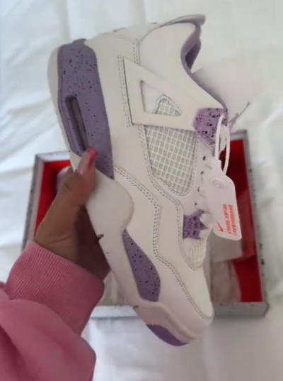 PK God Batch Air Jordan 4 Purple Oreo CT8527-115 review B*** 02