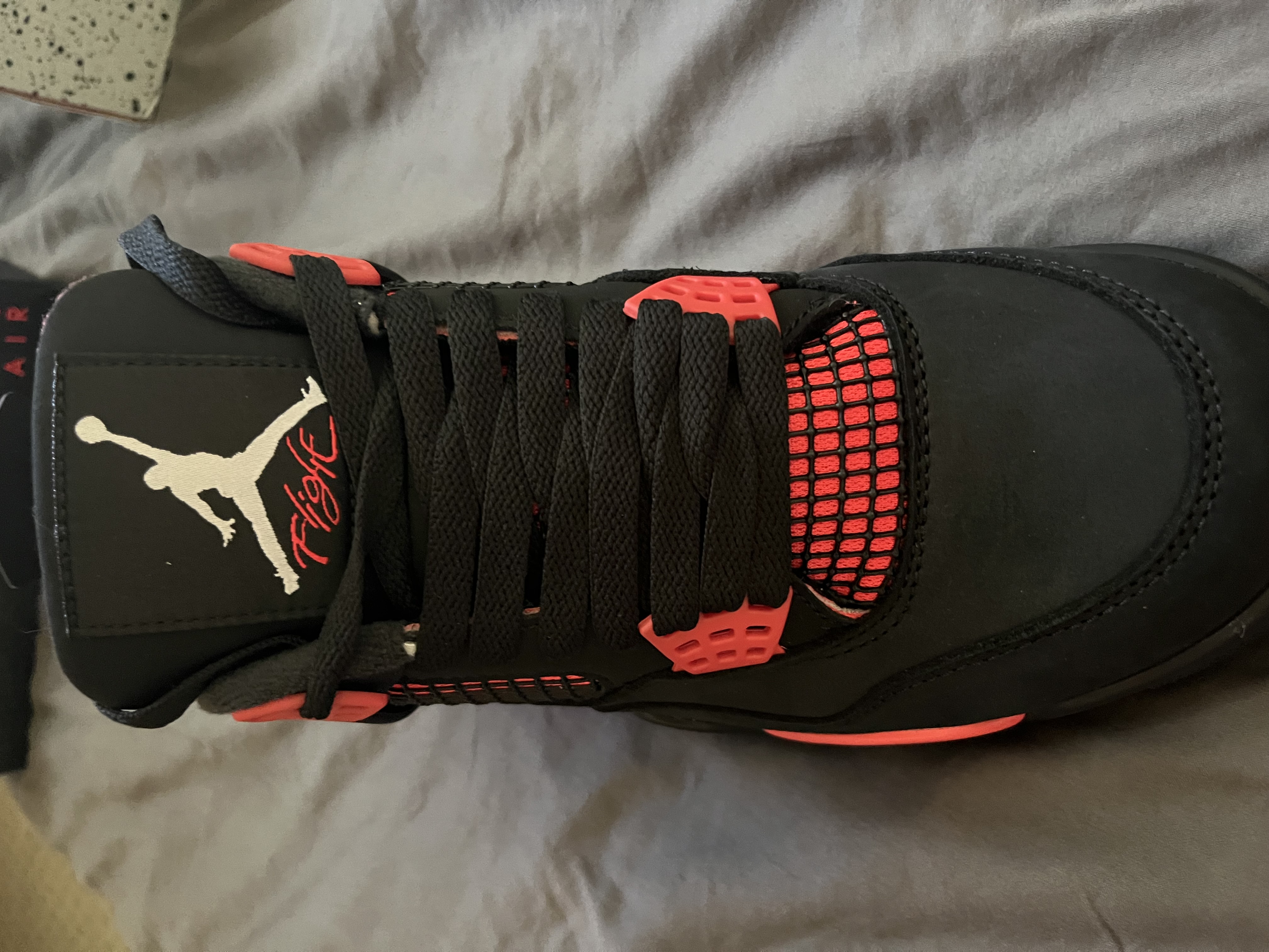 PK God Batch Air Jordan 4 Red Thunder CT8527-016 review Michael 01