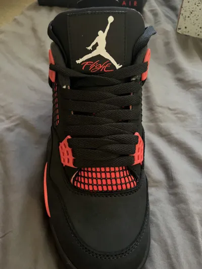 PK God Batch Air Jordan 4 Red Thunder CT8527-016 review Michael 00